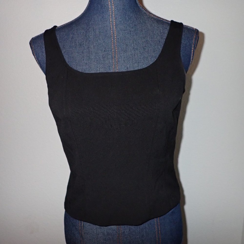 black corset top